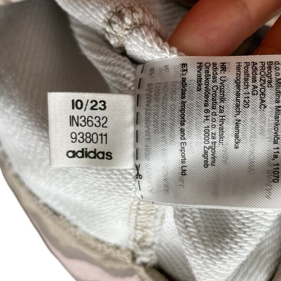 ADIDAS STELLA MCCARTNEY Collab Zebra Pink Brown 100% Organic Cotton Women Small - Picture 8 of 11